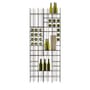 scaffale per vino Metrica A Wine marrone metallo / 58 bottiglie - L 78 x P 25 x H 190 cm - Mogg