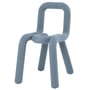 Sedia imbottita Bold tessuto blu / Tessuto - Moustache