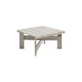Table basse Crate Outdoor bois beige / Gerrit Rietveld, 1934 - 75,5 x 75,5 x H 40 cm - Hay