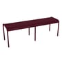 Panchina Luxembourg metallo rosso 3/4 posti / L 145 cm - Alluminio - Fermob