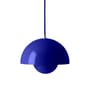 Pendelleuchte FlowerPot VP1 metall blau / Ø 23 cm - By Verner Panton, 1968 - &tradition