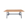 So'O Rectangular table wood blue / 180 x 90 cm - 6 to 8 people - Fermob