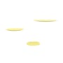 Regal Isola keramik gelb / 3er-Set - Moustache