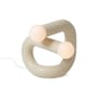 Lampe de table Sphinx métal beige - Axel Chay