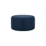 Sitzkissen Folk Petit textil blau / Ø 50 x H 25 cm - NOO.MA