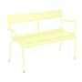 Banc avec dossier Luxembourg / 2 places - L 131 cm - Fermob
