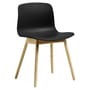 Chaise  About a chair AAC12 plastique noir / Recyclé - Hay
