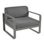 Fauteuil rembourré Bellevie Lounge / Tissu graphite - Fermob