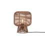 Lampada da tavolo Tanami fibre legno beige rattan naturale / Ø 27 x H 30 cm - GOOD&MOJO