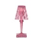 Lampe extérieur sans fil rechargeable Battery LED rose / Ø 12 x H 26 cm - Recyclé - Kartell