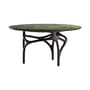 Tavolo rotondo Cena INDOOR marmo verde / Ø 150 cm (8 persone) - Piano/vassoio in marmo inciso - MORPHO