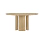 Tavolo rotondo Roller legno naturale / Ø 150 cm - 6 persone / Rovere massello - Ethnicraft