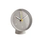  Desk clock plastic material grey / Jasper Morrison - Recycled - Hay