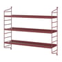 Etagère String® Pocket / Métal perforé - L 60 x H 50 cm - String Furniture