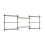 Étagère Wall Shelving – ws.85.3 bois marron / L 239 x H 85 x Prof. 17,5 cm - MOEBE
