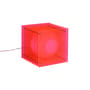 Lampe de table Lop Big Square plastique rose / Lauréat Archiproducts Design Award - BANG