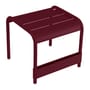 Tavolino d'appoggio Luxembourg metallo rosso / Pouf - L 42 cm - Fermob