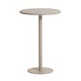 Mange-debout Week-end métal beige / Ø 70 x H 105 cm - Aluminium - Petite Friture