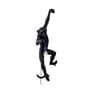 Monkey Hanging Outdoor wall lamp with socket plastic material black / Outdoor - H 76.5 cm - Seletti