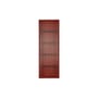 Portaoggetti da parete Haze metallo rosso / L 35 x H 100 cm - Vetro scanalato - Ferm Living