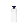 Schachtel Silos Small glas blau / Karaffe – Ø 8 x H 24,5 cm - Serax