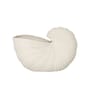 Vase Shell céramique blanc / Coquillage - 31 x 15 x H 21 cm - Ferm Living