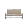Canapé de jardin 2 places Desert tissu beige / L 156 cm - Ferm Living