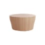 Couchtisch Corteza plastikmaterial beige / 64 x 70 x H 36 cm - Recycelt - Kartell