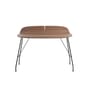 Earl of wood Desk natural wood / 119 x 65 cm - Curved wood - Kartell