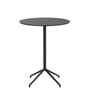 Stehtisch Still Café plastikmaterial schwarz / Ø 75 x H 95 cm - Linoleum - Muuto