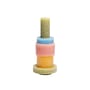 Candela Candl Stack 03 cera multicolore / 5 moduli impilabili - Combustione 80 ore - STAN EDITIONS