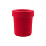 Cestino per la carta Hide tessuto rosso / Feltro riciclato - Normann Copenhagen
