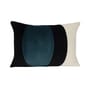 Coussin Lune tissu bleu / Velours - 55 x 40 cm - Maison Sarah Lavoine