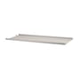 Etagère métal perforé / Rebord bas - L 78 x P 30 cm - String Furniture