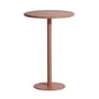 Mange-debout Week-end métal marron / Ø 70 x H 105 cm - Aluminium - Petite Friture