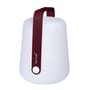 Balad Large LED Wireless rechargeable outdoor lamp plastic material purple / H 38 cm - USB charging - Fermob