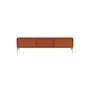 Meuble TV Octave V bois orange / Avec pieds - L 138 x P 30 x H 36,6 cm - MONTANA