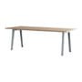 rechteckiger Tisch New Modern holz natur / 220 x 95 cm - Eiche öko-zertifiziert / 10 bis 12 Personen - TIPTOE