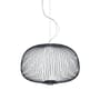 Pendelleuchte Spokes 3 My Light metall grau schwarz / LED - Bluetooth / Ø 61 x H 42 cm - Foscarini