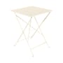 Table pliante Bistro métal beige / 57 x 57 cm - 2 personnes - Fermob