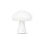 Obello LED Wireless rechargeable outdoor lamp glass white / Bill Curry, 1971 - Hand-blown glass - Gubi