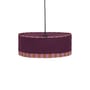 Abat-jour Paul tissu violet / Ø 50 x H 18 cm - NOBODINOZ