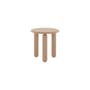 Couchtisch Undique Mas holz beige / Ø 48 x H 51 cm - Patricia Urquiola, 2023 - Kartell