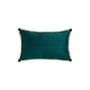 Sequence Cushion textile green / 50 x 30 cm - Silk - Maison Sarah Lavoine