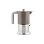 Vite Italian espresso maker metal grey / 6 cups - 30 cl / Induction-safe - Alessi