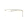 UD Rectangular table metal white / 180 x 90 cm - 8 people - Tolix