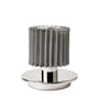 Schnurlosleuchte In The Sun Table LED glas silber metall / LED - Aufladbar über USB - DCW éditions