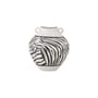 Togo Vase ceramic black / Ø 25 x H 26 cm - Bloomingville