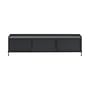 Enfold Dresser metal black / L 186 x H 48 cm - Muuto
