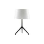 Lumière XXL Table lamp metal glass white black H 57 cm - Foscarini